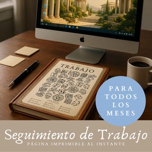 Productividad, Seguimiento Diario, Página Imprimible, Tamaño A5, A4 & CARTA, Habit Tracker, Progress Tracker, Journal Page, Printables