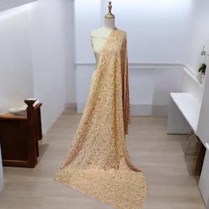 Kashmiri Kani Pashmina  Shawl - Vibrant, Elegant
