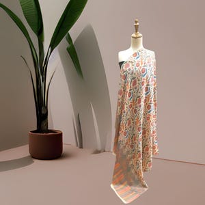 Colorful Shawl, Printed Fabric Wrap