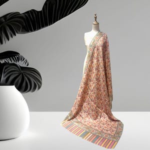 Colorful Shawl, Printed Fabric Wrap