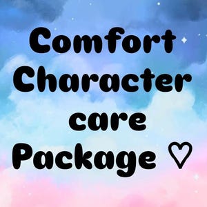 Pacote de cuidados com o personagem Comfort
