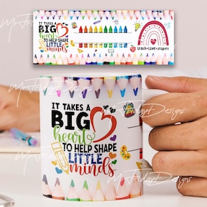 Taza "Gracias por ser importante" para maestros, plantilla de taza envolvente de 325 ml y 400 ml, taza de regalo ideal, alta calidad, descarga digital instantánea.