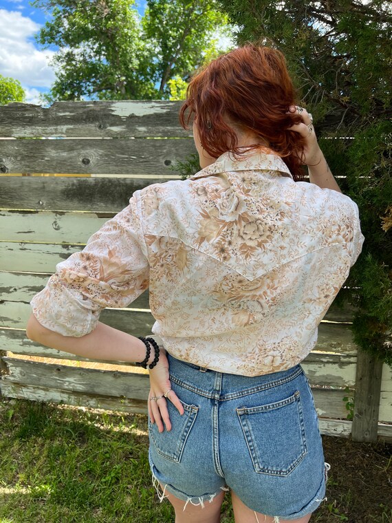 Vintage Western shirt, Size L/XL, southwestern sh… - image 9