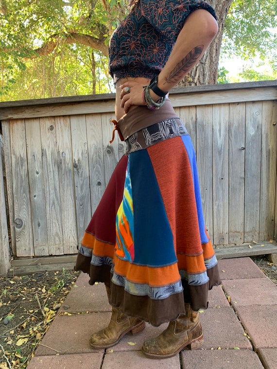 Hippy top belt skirt