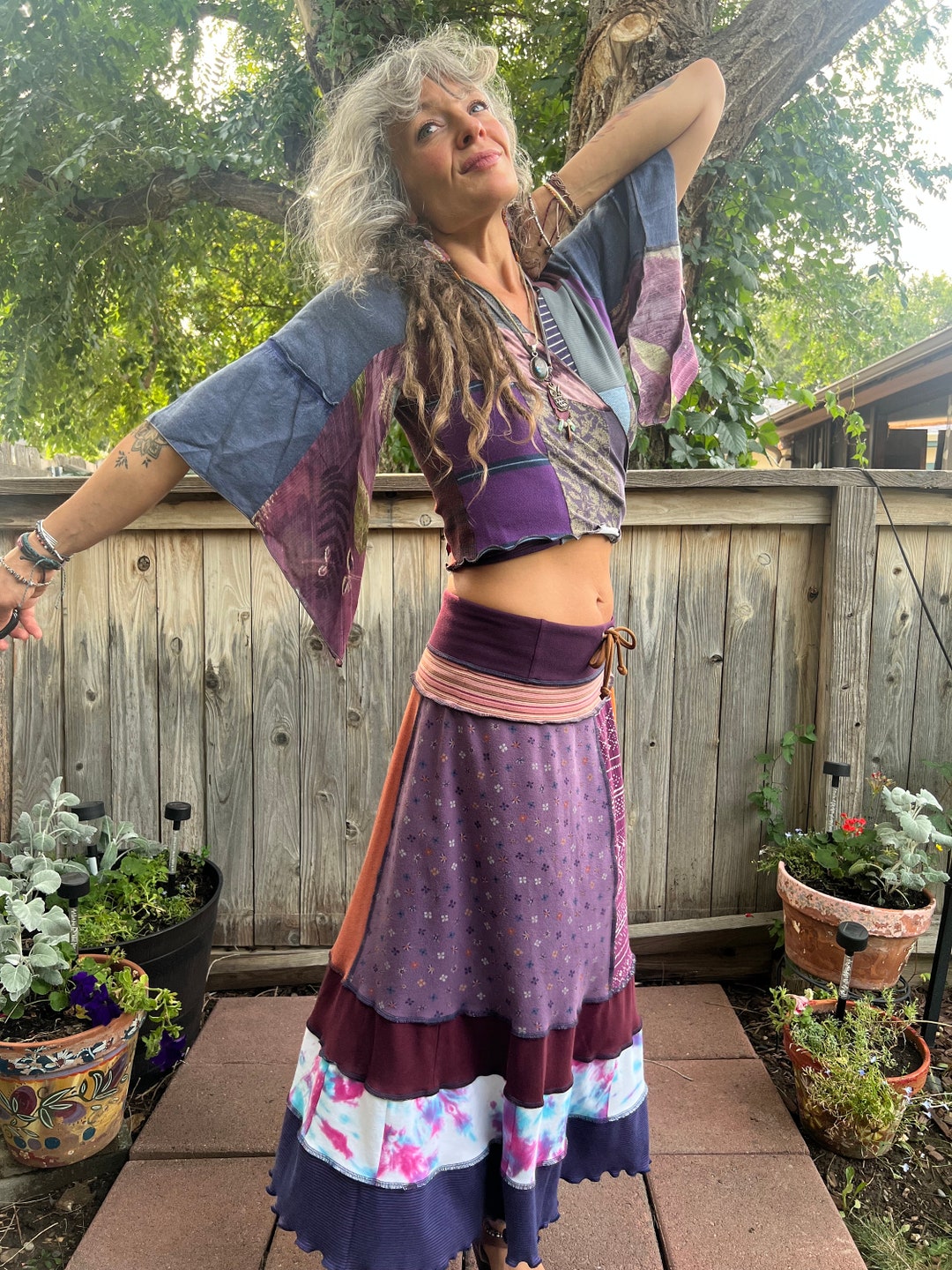 【BOHEMIAN SEOUL】 BELTED JERSEY SKIRT Belted Jersey Skirt: Women's Designer Bottoms | Tory Burch