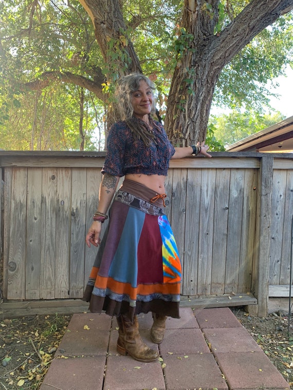 Hippy belt skirt cheap