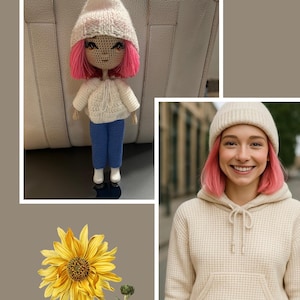 Personalized Gift, Custom Crochet Doll, Memory Rag Doll, Baby Shower Soft Toy, Handmade Nursery Decor, Unique Birthday Present