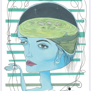 Cerulean- print