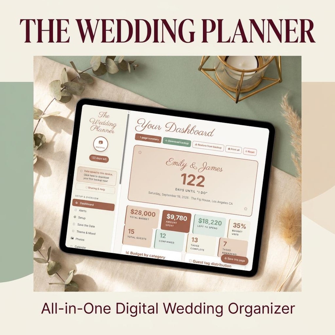 Wedding Planner Mini App