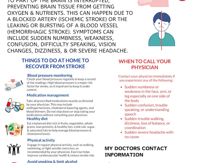Stroke Education/Discharge