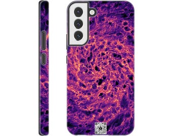 Tough case for Samsung - Galactic Energy Swirl Artwork with QR Code