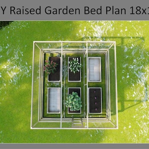 DIY Raised Garden Bed Plan 18x16