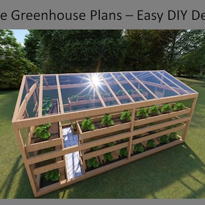 Large Greenhouse Plans – Easy DIY Design