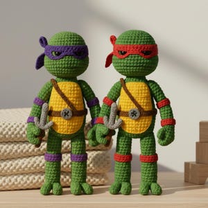 Turtle Amigurumi PDF – Easy Crochet Toy Tutorial – Digital Pattern Download