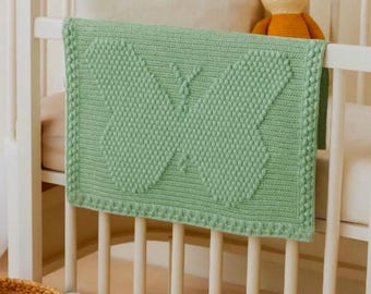 Easy Crochet Blanket Pattern – Puff Stitch Bobble Design (PDF Pattern)