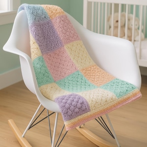 Easy Crochet Baby Blanket Pattern: Beginner-Friendly DIY Throw (PDF Download)