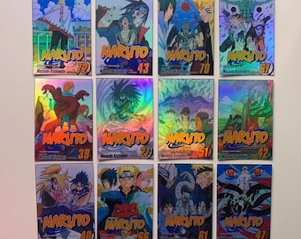 Paquete de pegatinas holográficas de anime manga (2 unidades)