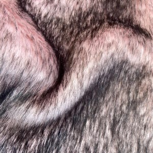 New Shaggy Faux Fur Fabric, Ultra Soft Long Pile fabric Square, Sold by the Inch, craft costume vegan anima