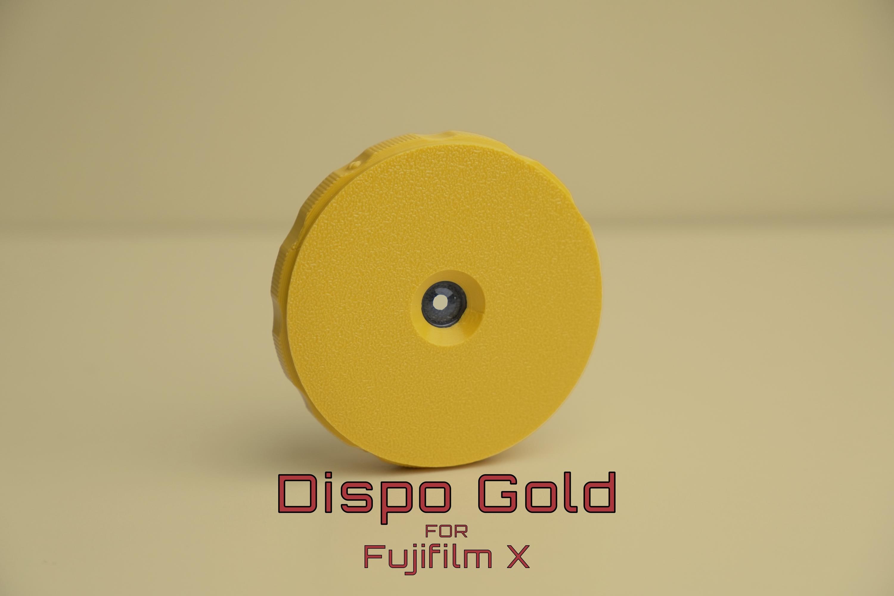Fujifilm X Mount Disposable Lens: Kodak Inspired Gold Edition