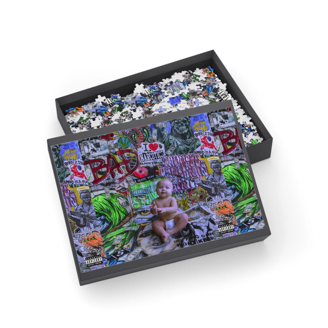 Nettspend, BAFK Album Puzzle (1000 Pieces), Underground Rap Merch ...