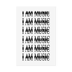 I AM MUSIC Poster, Playboi Carti Album Kunstdruck, Opium Ästhetik, Rage Trap Wanddekoration, Untergrund Rap Poster