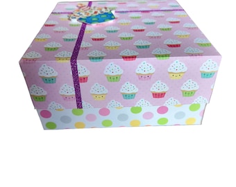 Gift Box, Birthday Gift Box, Cupcake Gift Box