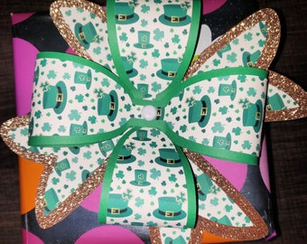 St. Patrick's day  Gift Bow, Paper bow,