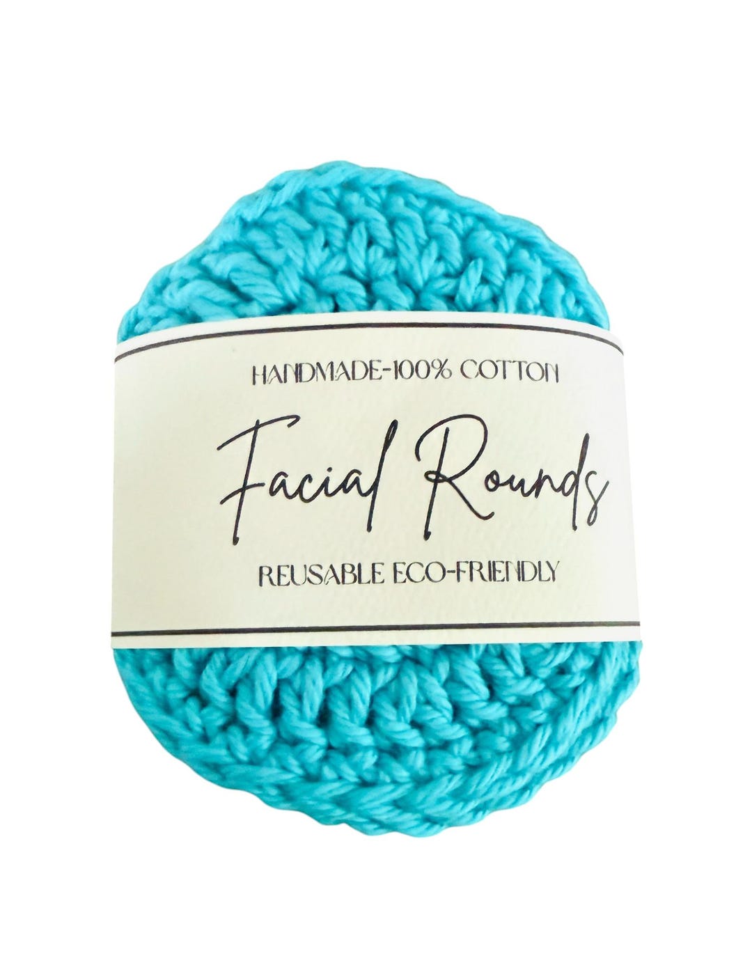 Cotton Facial Rounds, Crochet Face Scrubbies, Reusable Face Rounds - Etsy