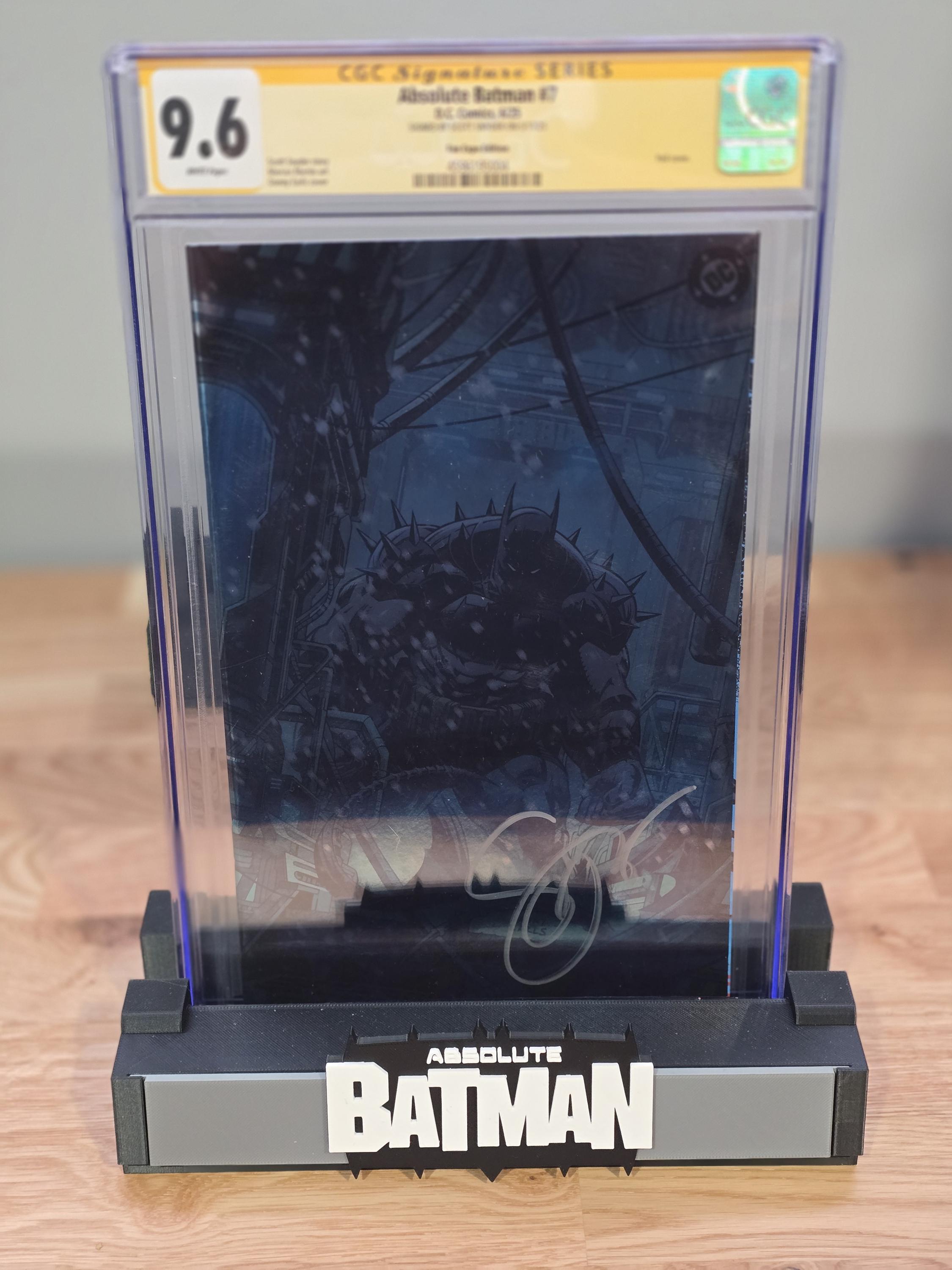 Absolute Batman - Full Base - Comic Book Display Stand for Graded CGC ...