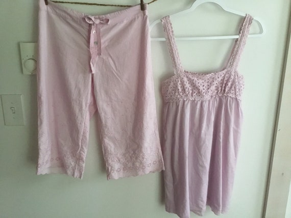 Victoria’s Secret Lilac Cotton Vintage Sleep Set … - image 2