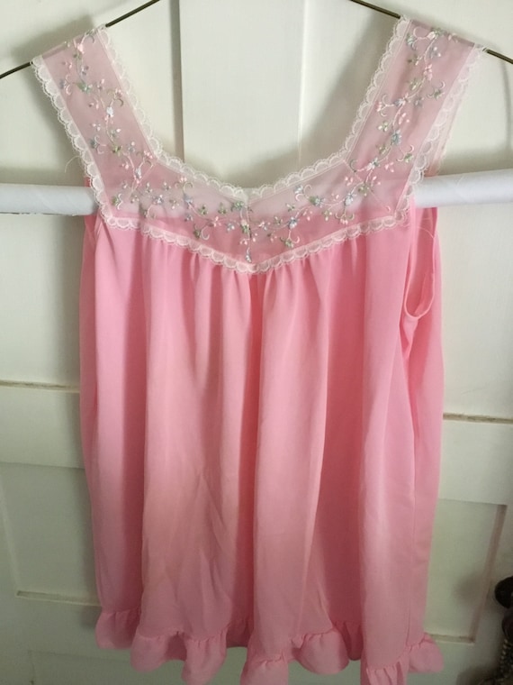 Pink hotsell babydoll shirt