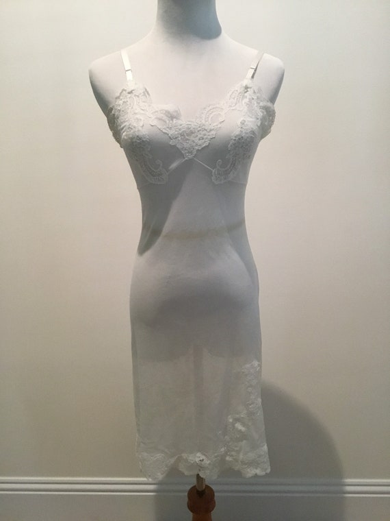 Off white vintage super sheer Van Raalte lingerie… - image 2