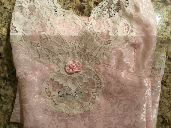 Christian Dior Vintage Pink Nightgown lace chemise