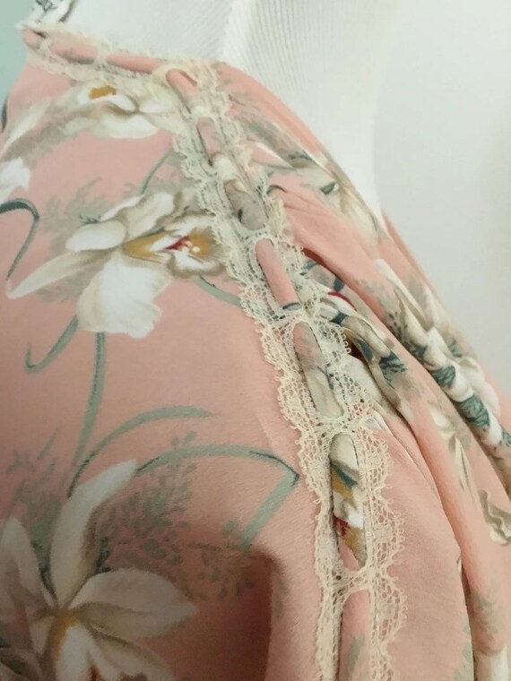 Gorgeous Christian Dior Vintage pink Lilly fabric… - image 9