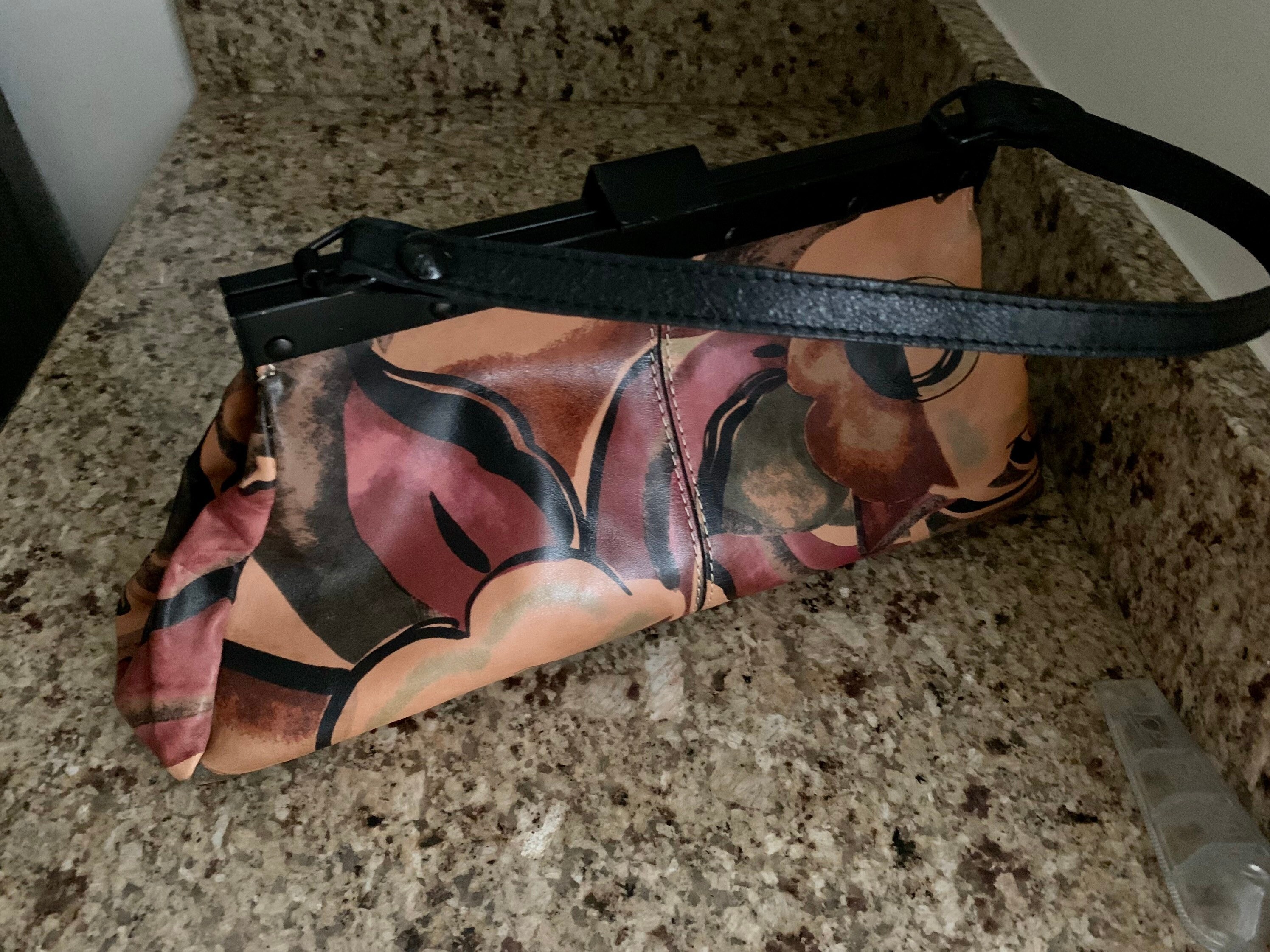 Patricia Nash Ferrara Italien Floral Mod Leder Satchel Samt Interior Nice Etsy