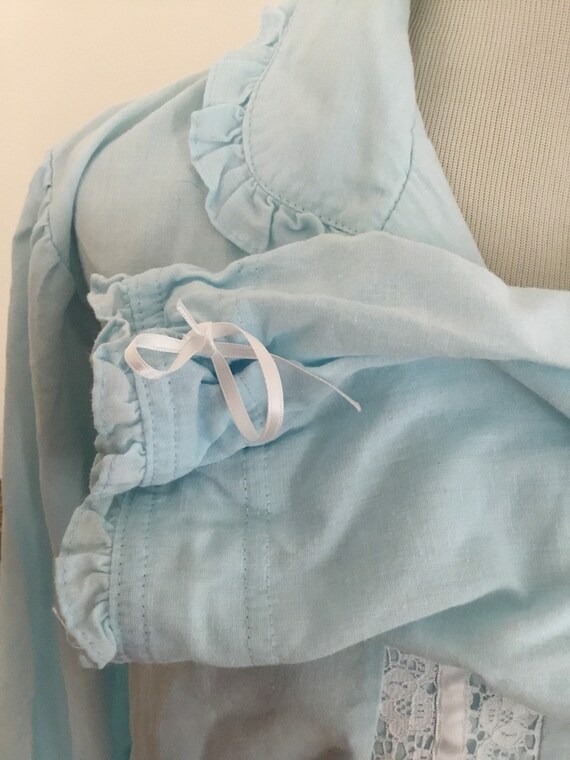 Beautiful Baby blue Laura Ashley Pajama Set Medium la… - Gem