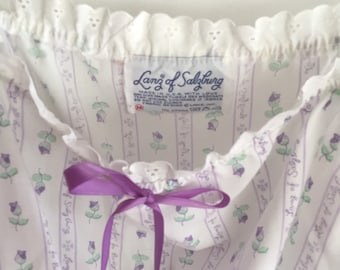 Lanz of Salzburg Vintage Sleep Romper Floral Cotton cute!