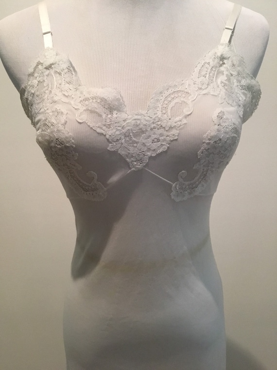 Off white vintage super sheer Van Raalte lingerie