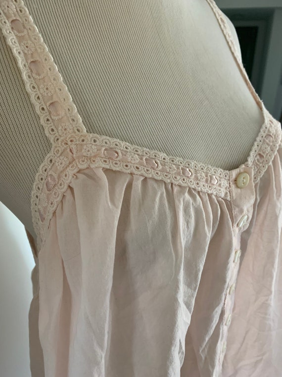 Gorgeous sheer pink cotton vintage Victoria’s Secr