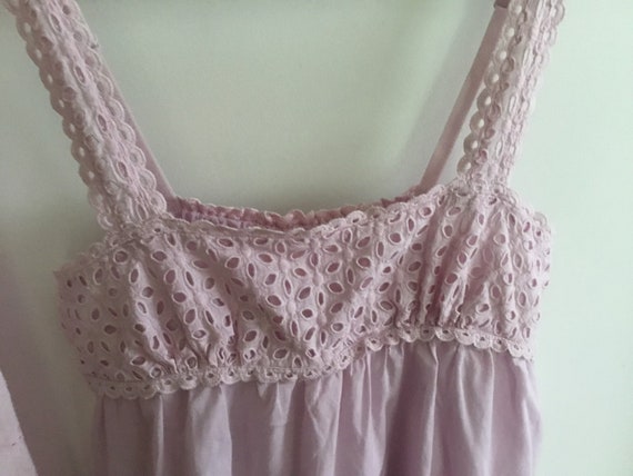 Victoria’s Secret Lilac Cotton Vintage Sleep Set … - image 1