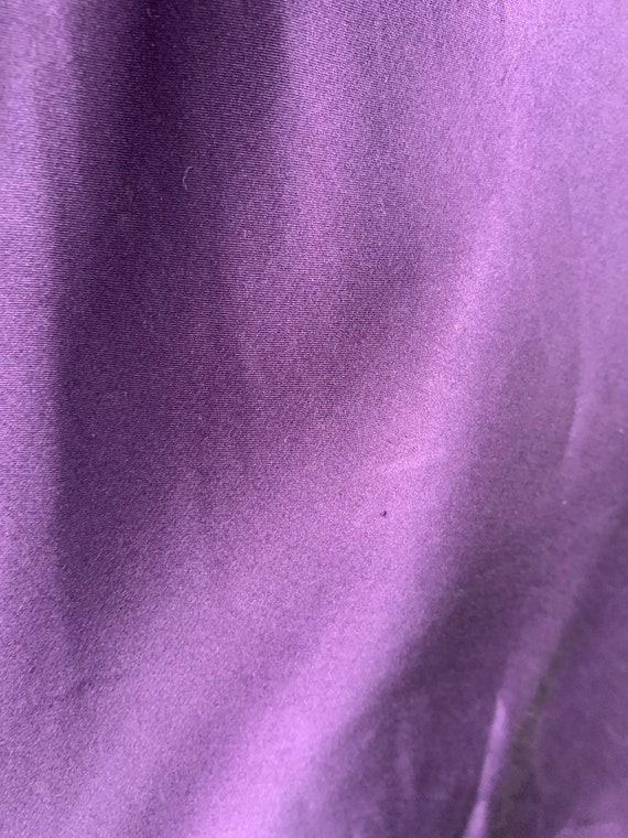 Gorgeous purple 100% silk embroidered chemise nig… - image 5
