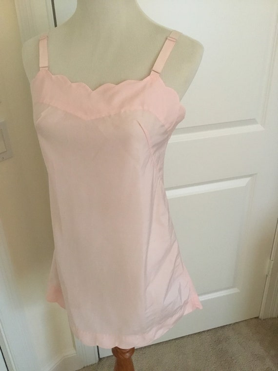 Vintage Barbizon Sylph Chemise Slip Tafredda Peta… - image 3