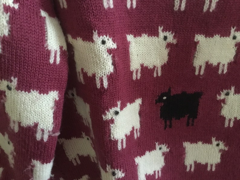 Princess Diana Look a Like Warm Wonderful Black Sheep sweater Etsy
