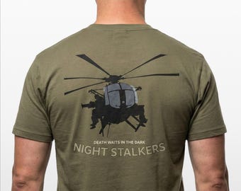 Camiseta suave MH-6 Little Bird Night Stalker