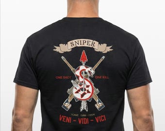 Camiseta "One Shot One Kill" de la escuela de francotiradores del ejército de EE. UU.
