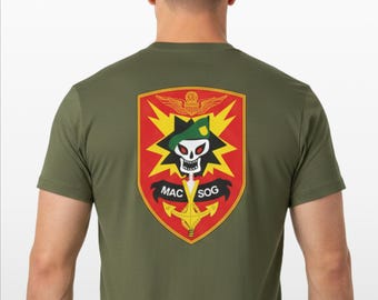 Camiseta del Comando de Asistencia Militar MACV-SOG de Vietnam