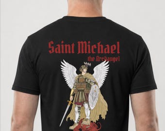 Camiseta de rendimiento "San Miguel Protégenos"