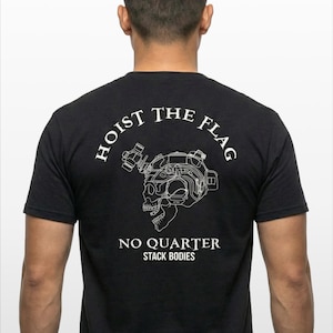 Camiseta táctica de calavera: camiseta de veterano militar de operaciones especiales