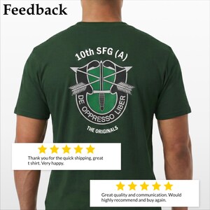 10th SFG Special Forces Softcore T-shirt image 9