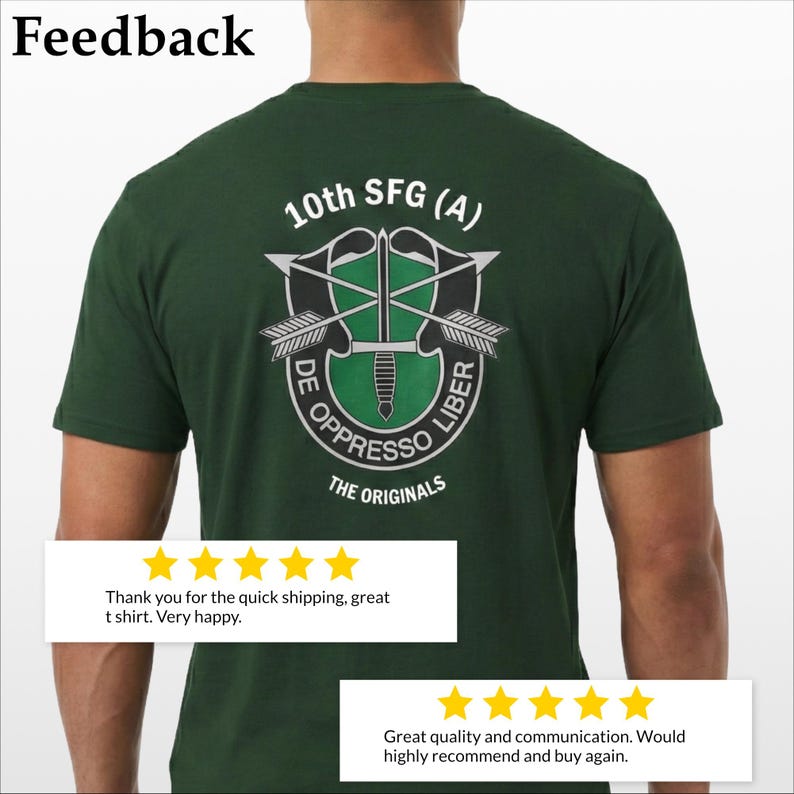 10th SFG Special Forces Softcore T-shirt image 9